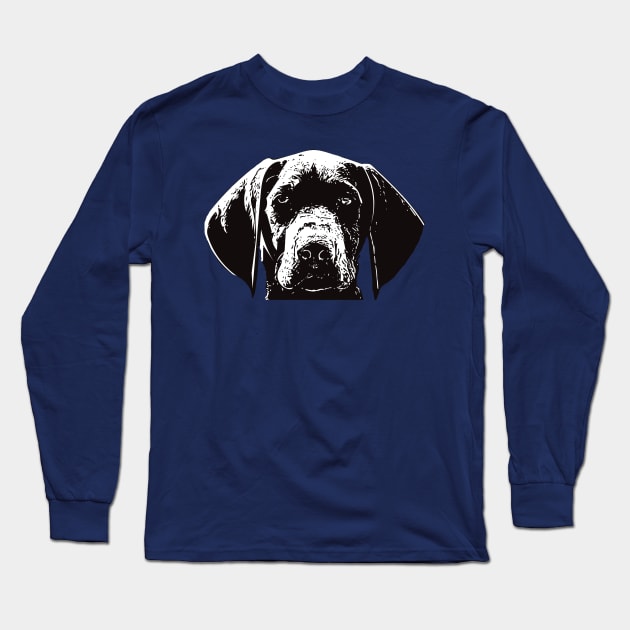 German Shorthaired Pointer - GSP Christmas Gifts Long Sleeve T-Shirt by DoggyStyles